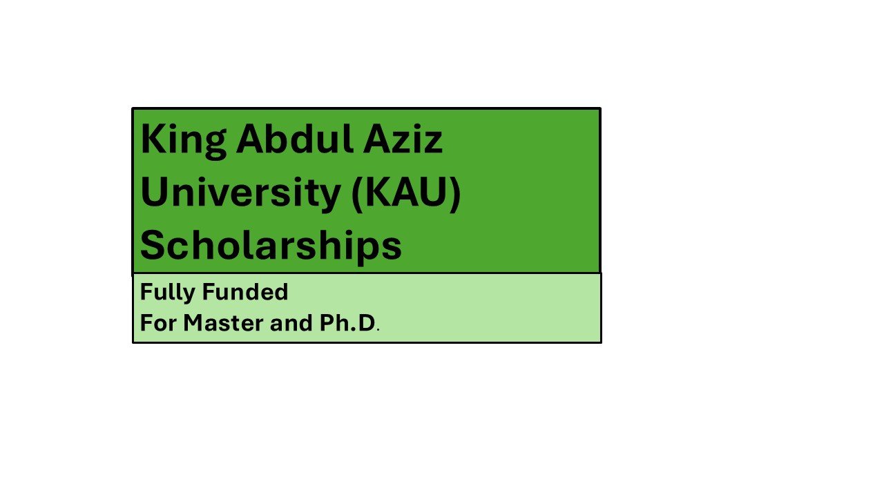 King Abdulaziz University (KAU) Scholarships